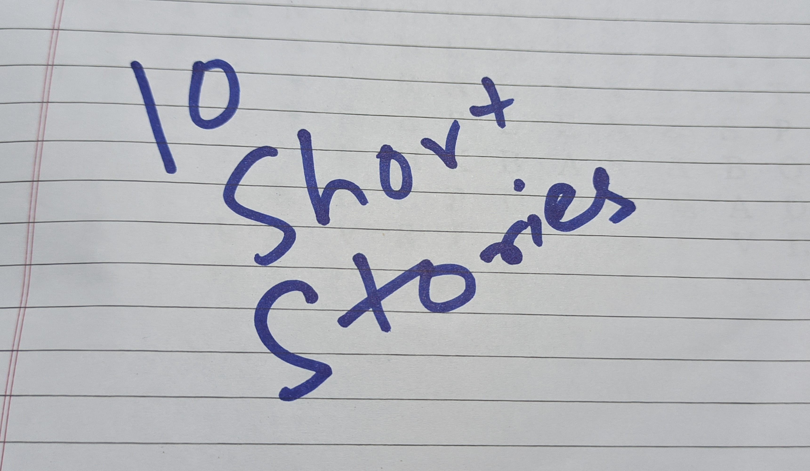 Short Stories are coming!!